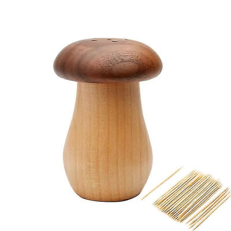 Toothpick Mushroom Toothpick Holder Container Dispenser, Cute