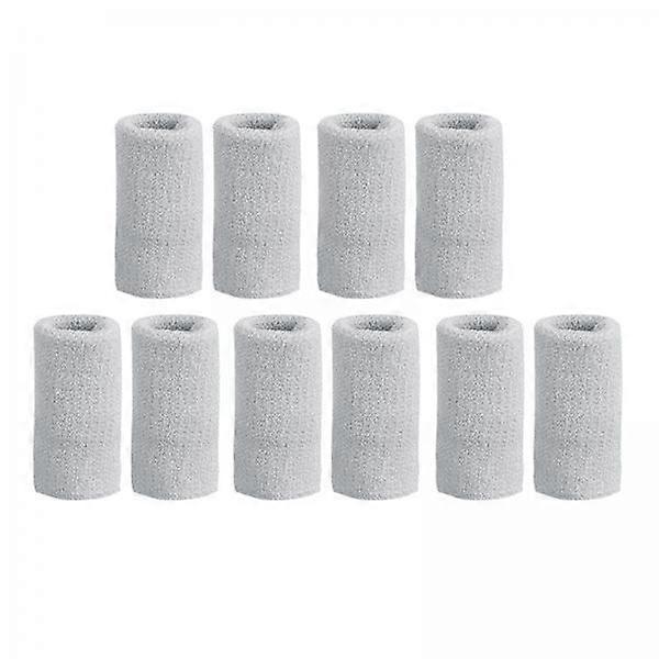 4x10Pcs Finger Protector Elastic Comfortable for Baseball Badminton Cycling Gray
