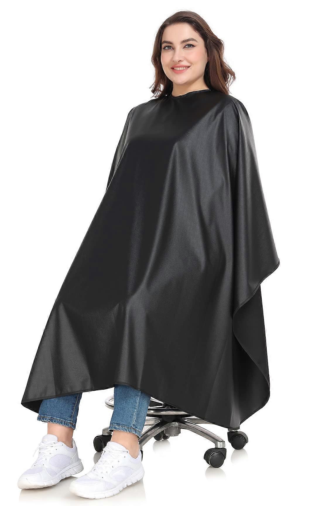Chemical Capes for Hair Stylists - Waterproof Chemical-Proof Salon Cape with Snaps for Hair Coloring, Cutting, and Shampooing