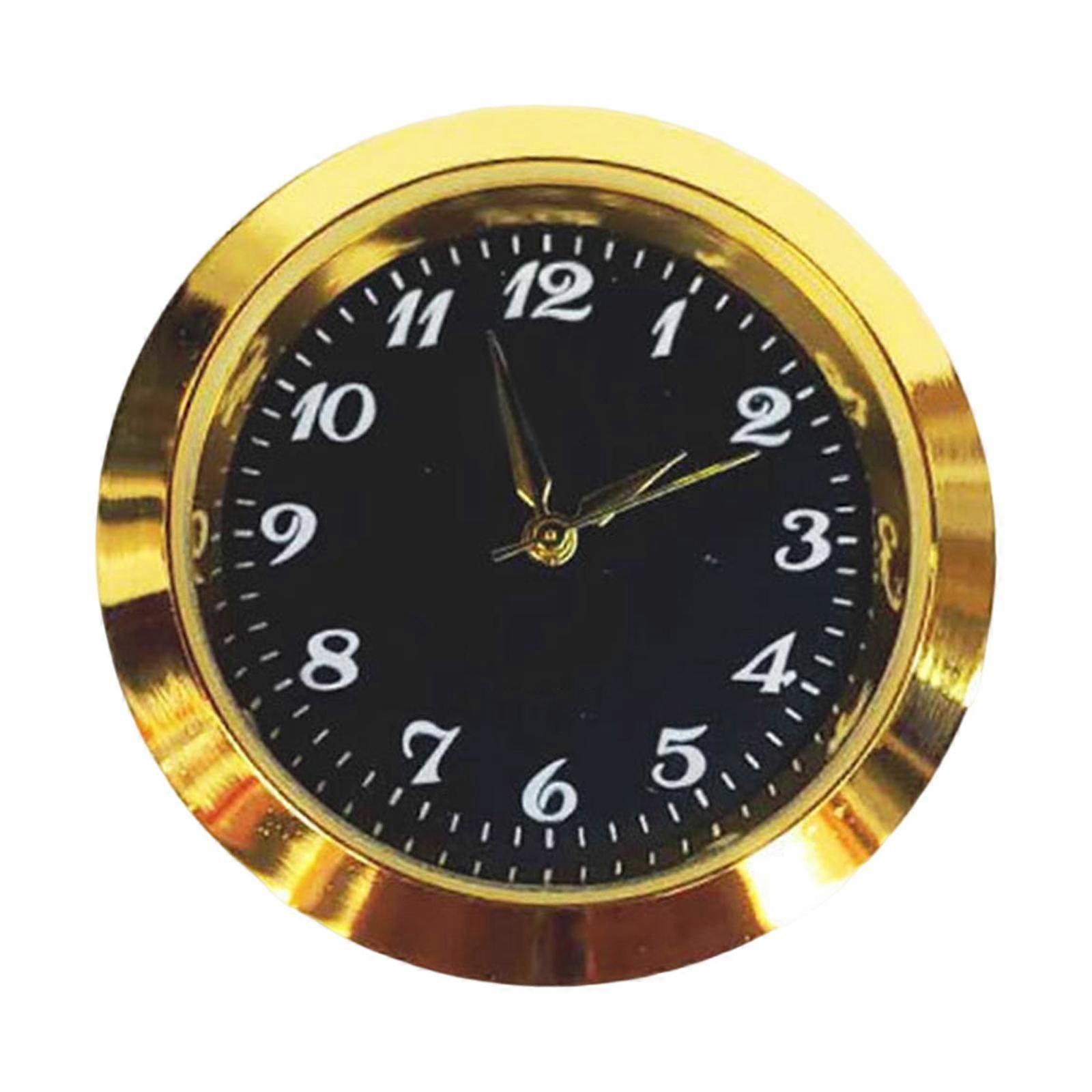 Retro Style Clock Insert DIY Decor Mini Clock Clock Movement Replacement for