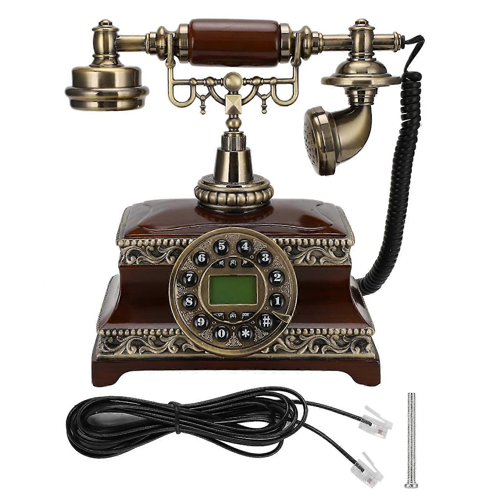 Ms-613a Multifunktions-Heimtelefon mit klassischer Retro-Hintergrundbeleuchtung und Display fsk / dtmf