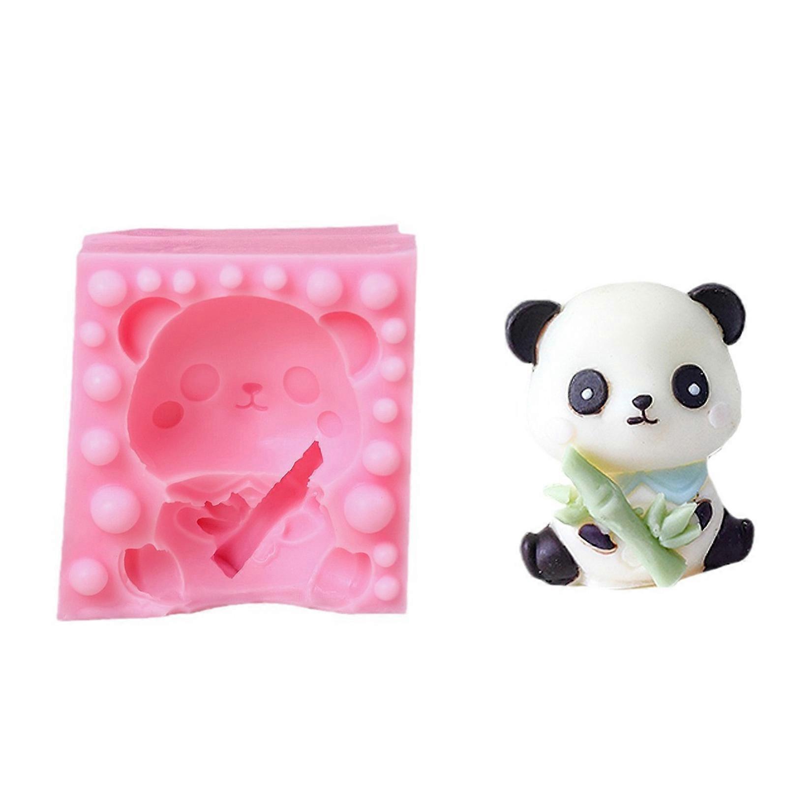 Multifuntional Silicone Molds Dessert Moulds Panda Shape Chocolate Molds Baking Molds Suitable for Baking Projects