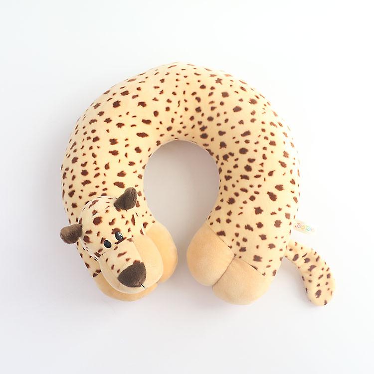 Almohada de viaje con forma de leopardo