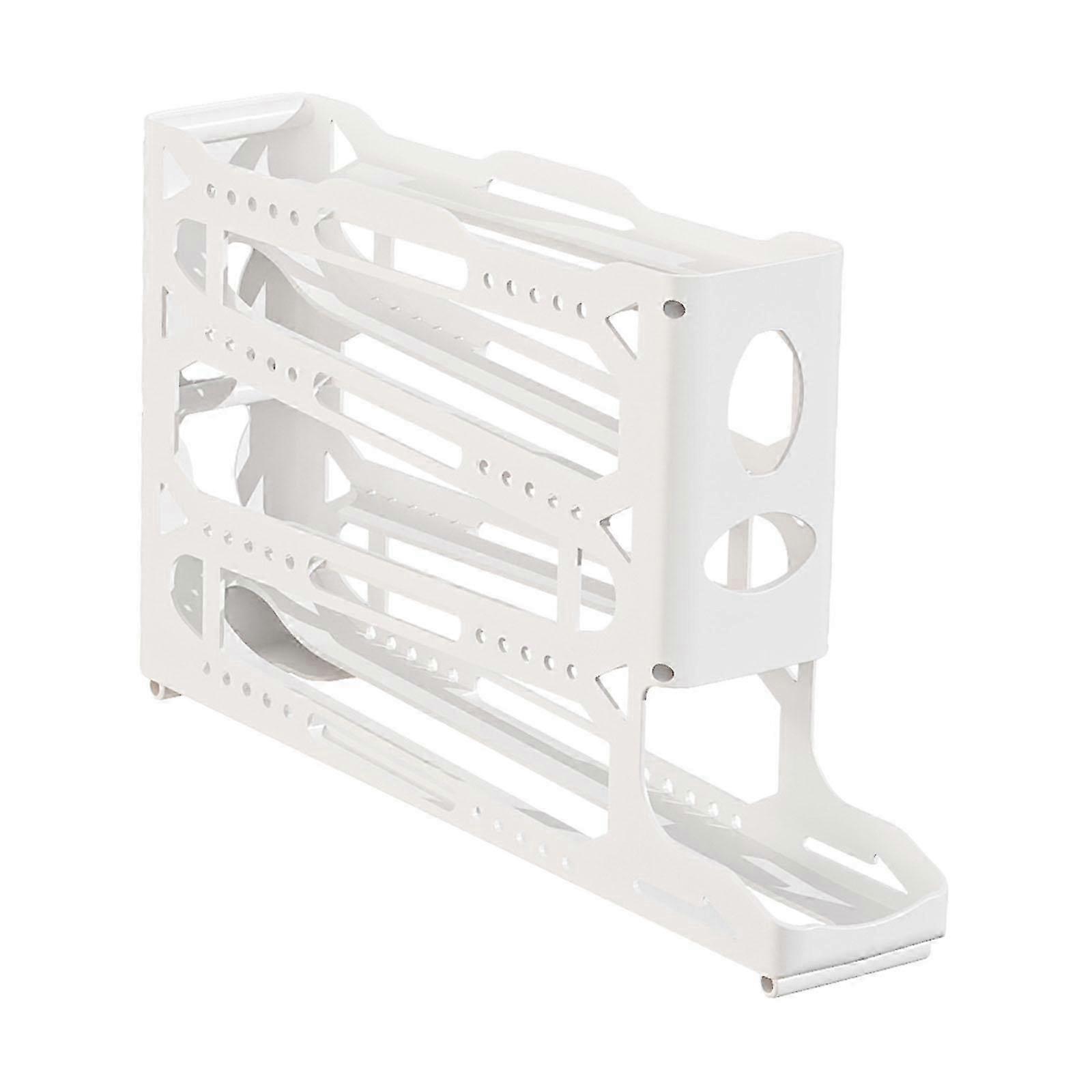 4-Layer Egg Holder for Kitchen Countertop and Refrigerator, Suitable for Storing Eggs Efficiently