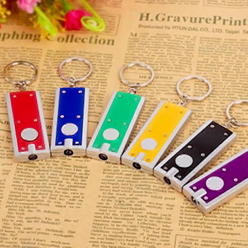 5Pcs Mini Flashlights Light LED Torch Keychains Portable Key Ring.New