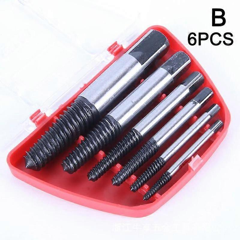 Bubble bag packaging 6-piece set (B) $Self-made and self-sold Customizable tools Broken head screw extractor 5PC 6PC 8PC 11PC