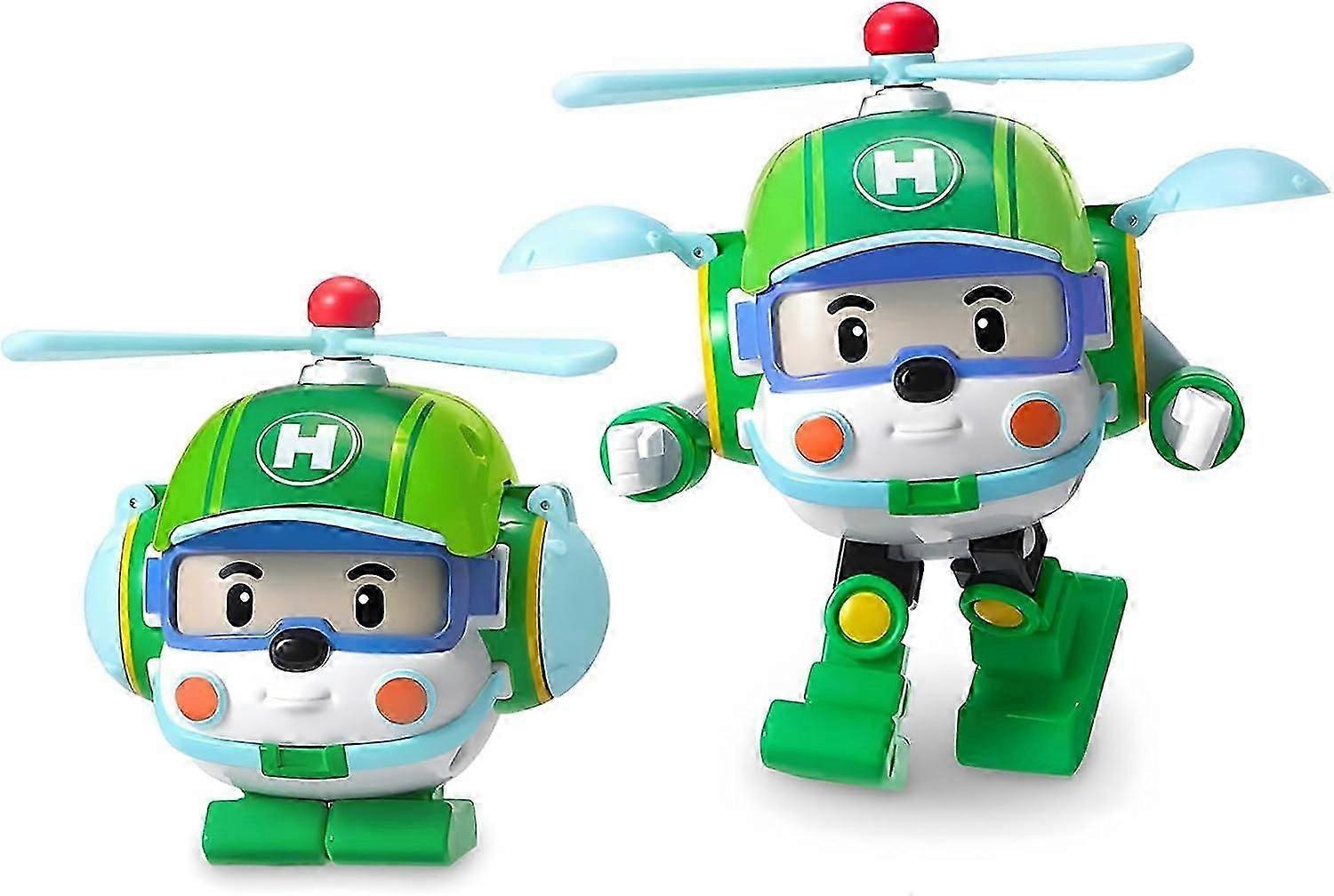 روبوت تحويل Sbsg Robocar Poli ، مركبات لعبة حركة هليكوبتر قابلة للتحويل 4 بوصة ، مجموعة ألعاب المركبات ،