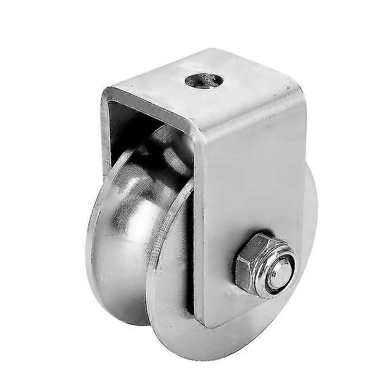 Stainless Steel U-Type Rail Track Roller - Small Fixed Pulley
