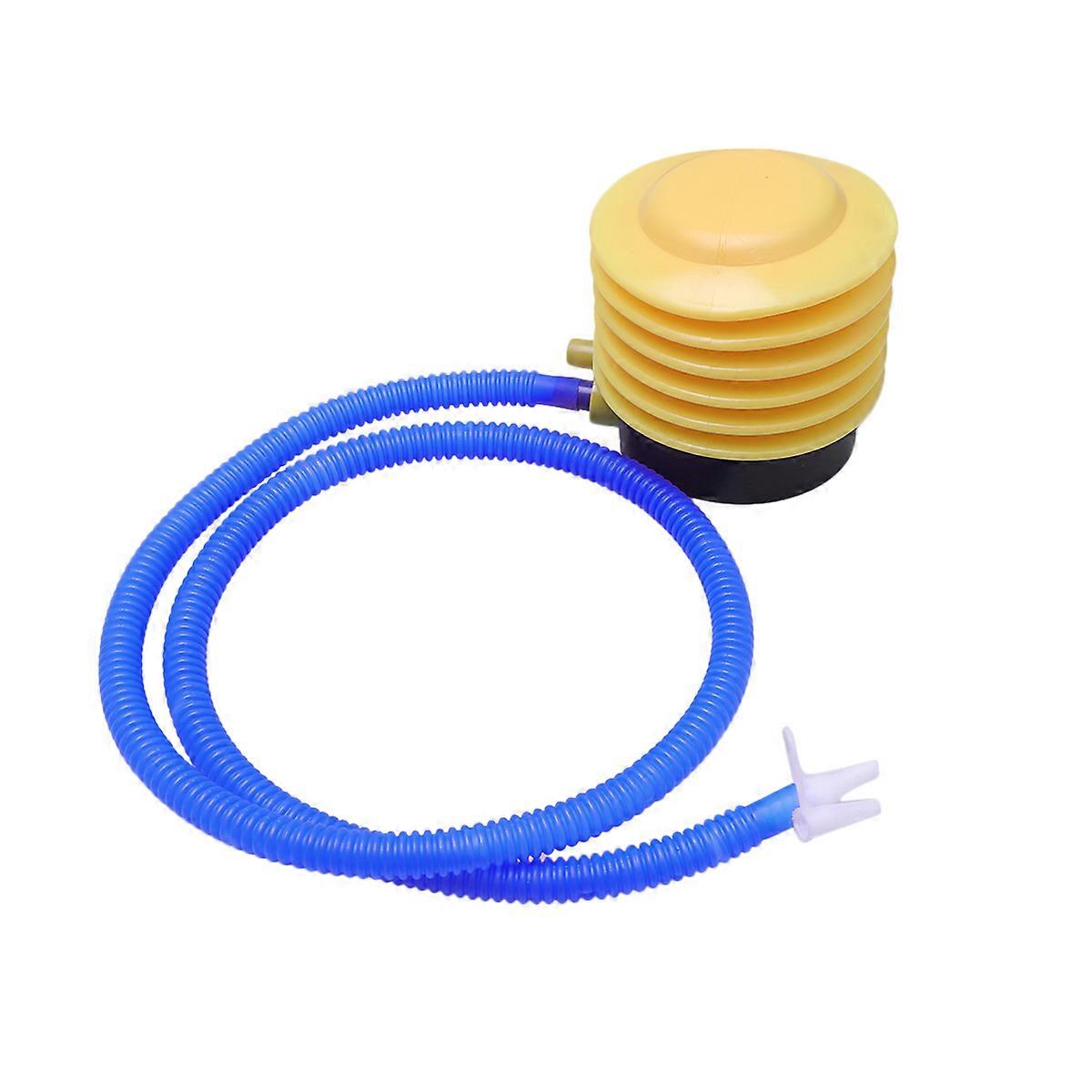 Portable Plastic Pump Inflator with Adapters – Lightweight, Flexible Hose and Nozzles for Balloons and Various Inflatables