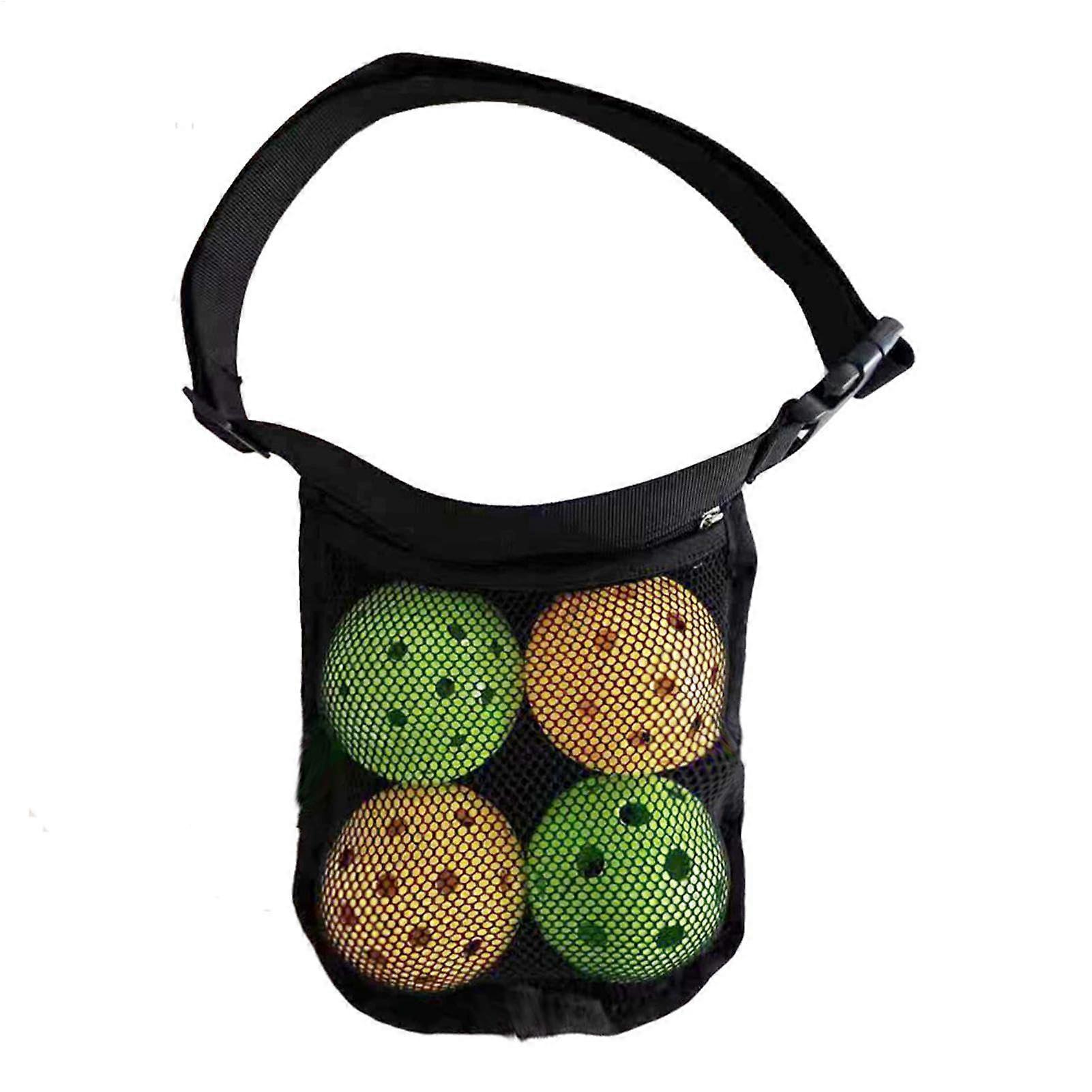 Tennis Ball Band Holder - Portable Oxford Fabric Mesh Ball Bag for Tennis, Golf, Ping Pong and Sports Accessories