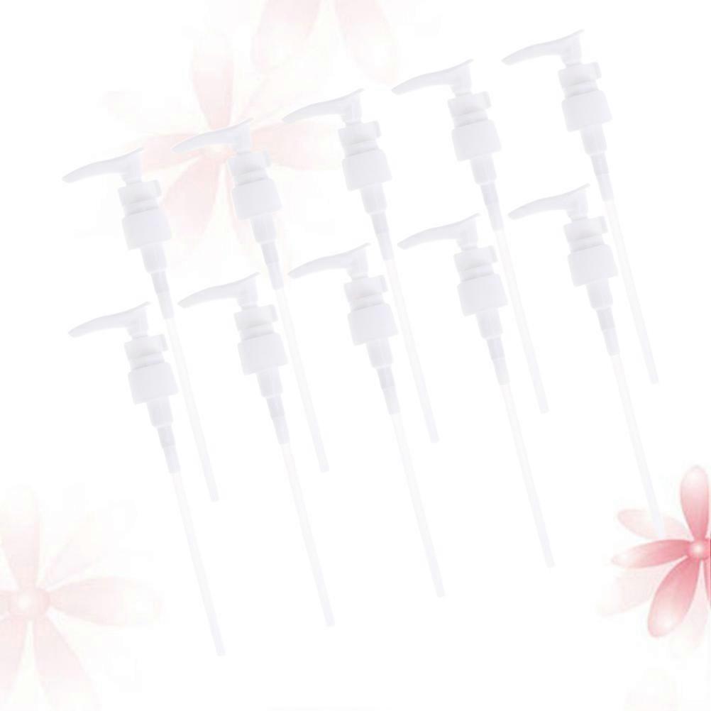 White PP Material Dispenser Pump for Home Use Works with Soap and Lotions 15 Pieces