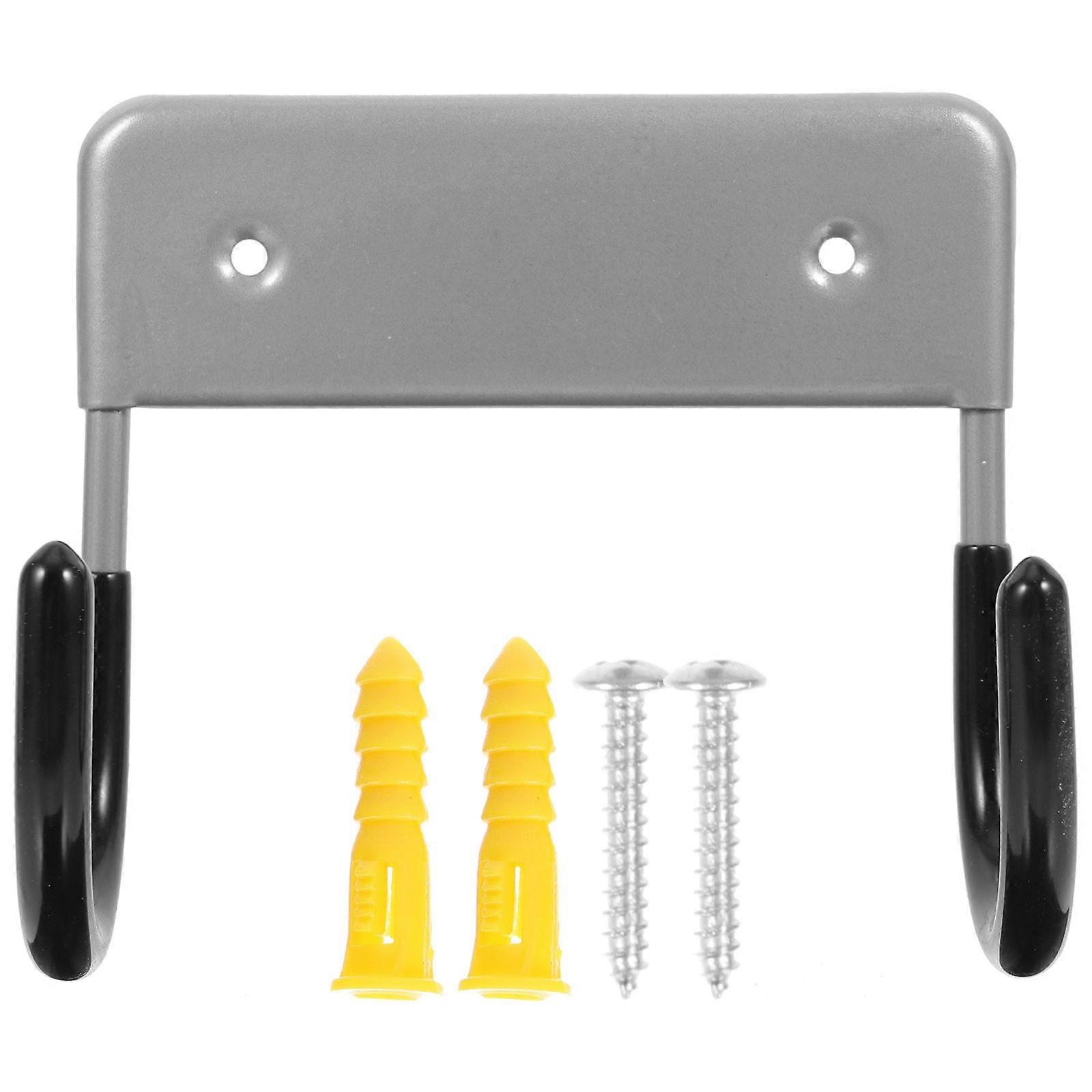 Hanging Iron And Ironing Board Holder Office Rectangular Grey 1Set