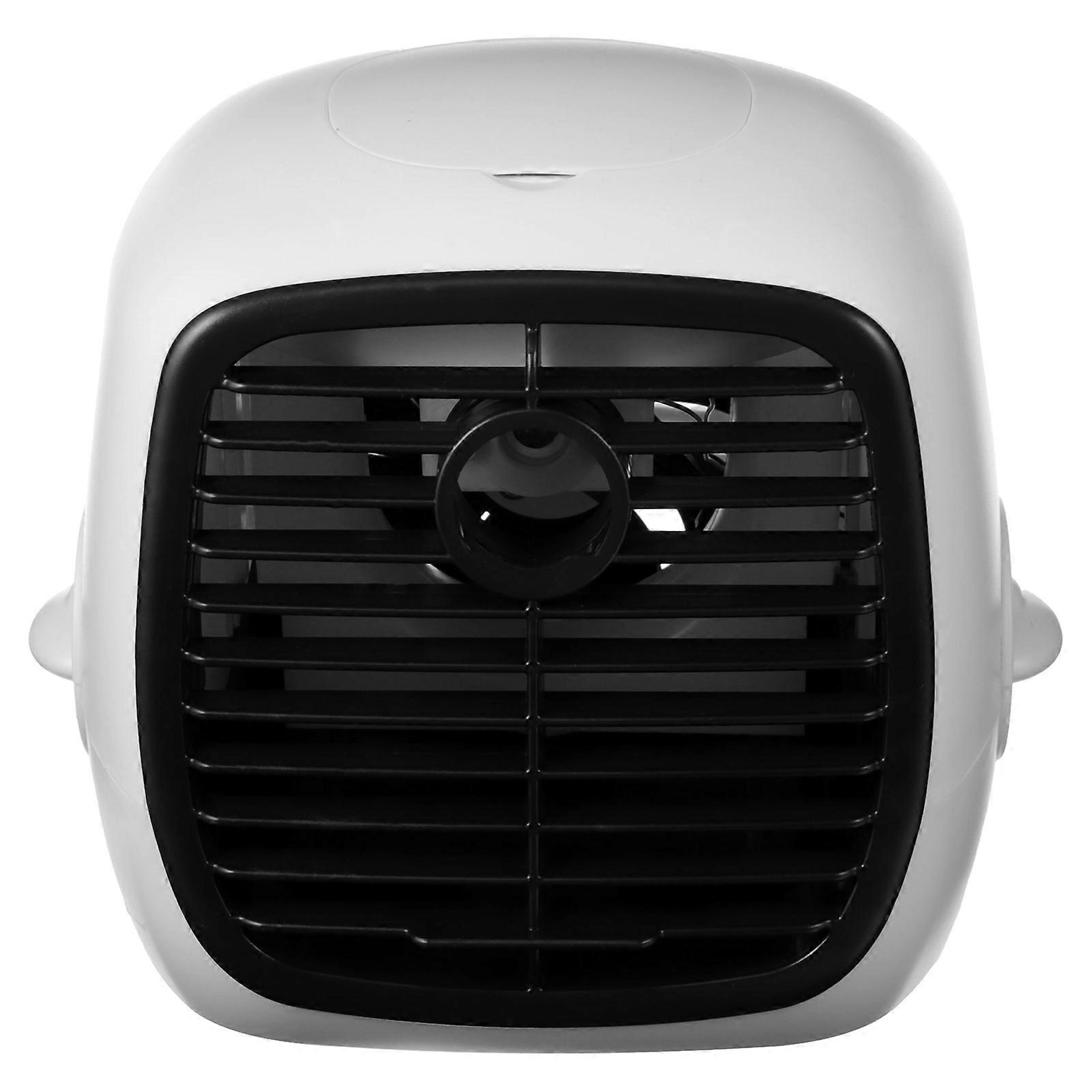 Compact USB Mini Air Conditioner Fan for Home, Office, and Travel – Quiet, Space Saving Desktop Cooler with Easy Operation and Integrated Water Tank
