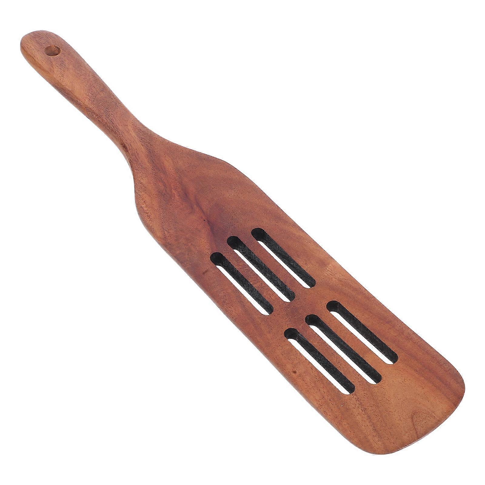 Wood Handle Spatula Wooden Utensils For Cooking Flat Spatula Sautéing Cooking Occasion Home Cooks 1Pack