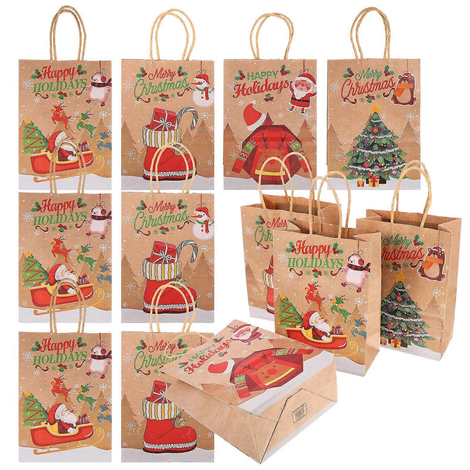 It sounds like you're referring to a product listing or description for **Christmas paper gift bags**. Here's a polished and professional version of