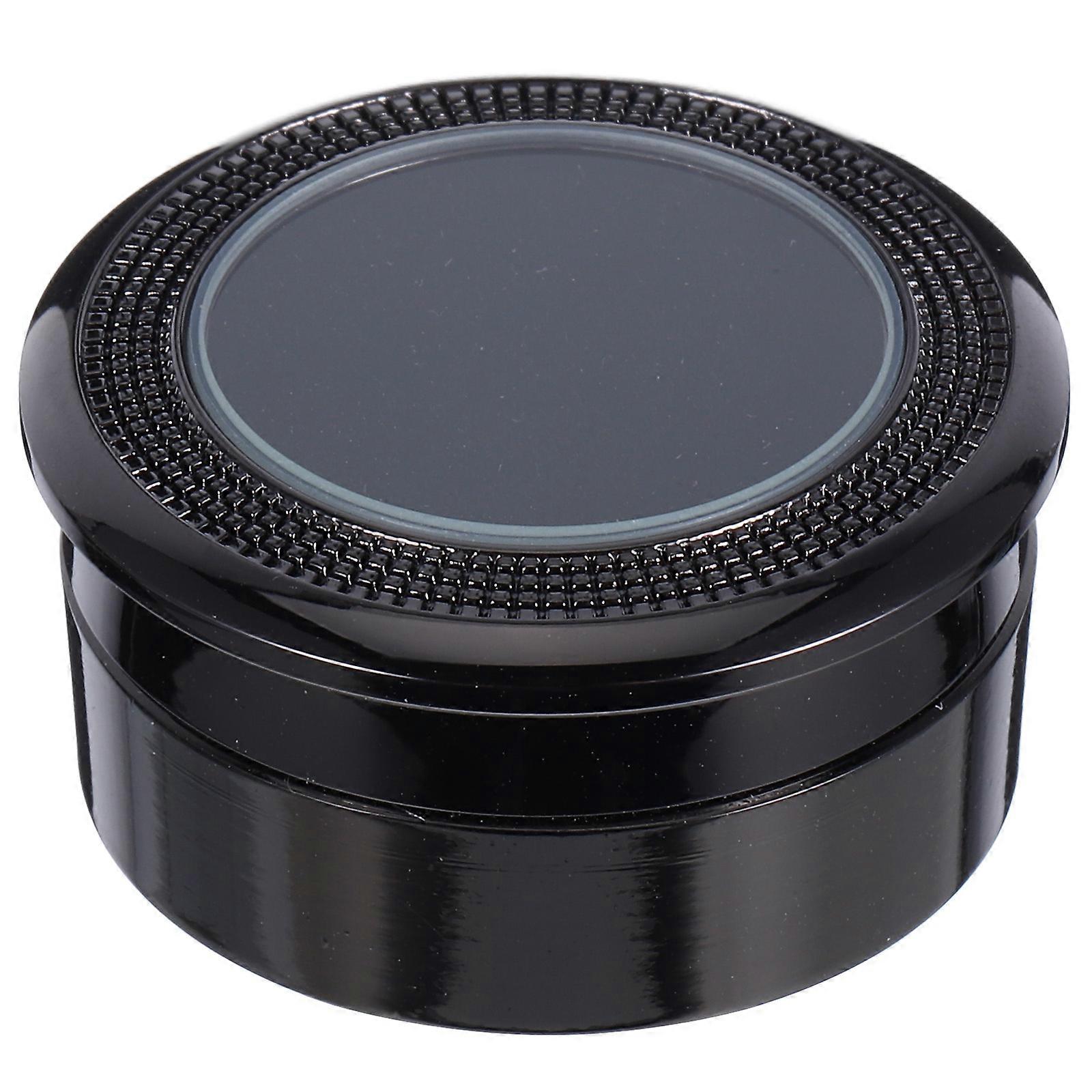 Gemstone Display Boxes Mini Round Stone Box Jewelry Display Scratch Protection 3.30X3.30X1.80CM 1Pack