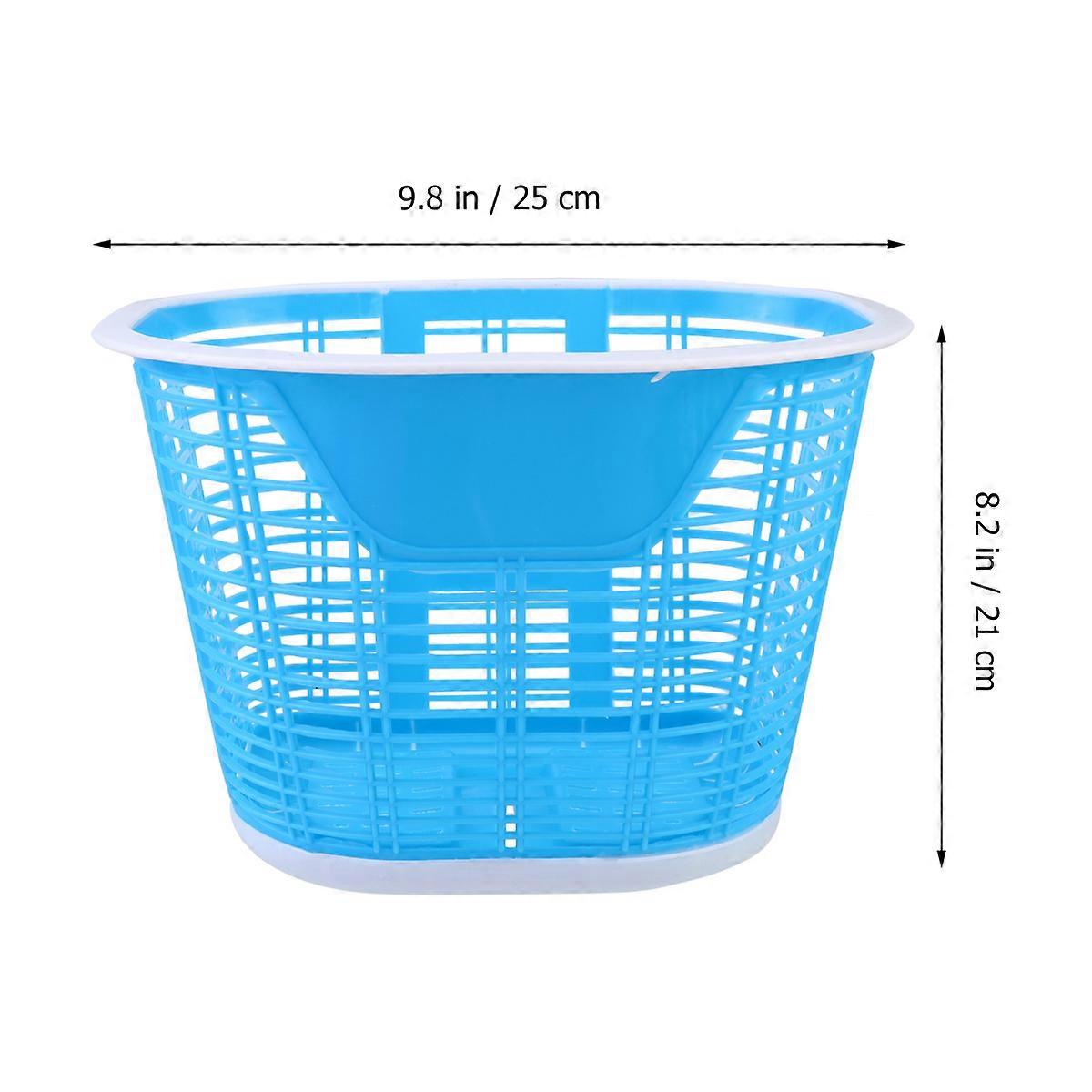 Barnas sykkelkurv Plast avtakbar styreoppbevaring for barnesykler 25x21cm 2 sett