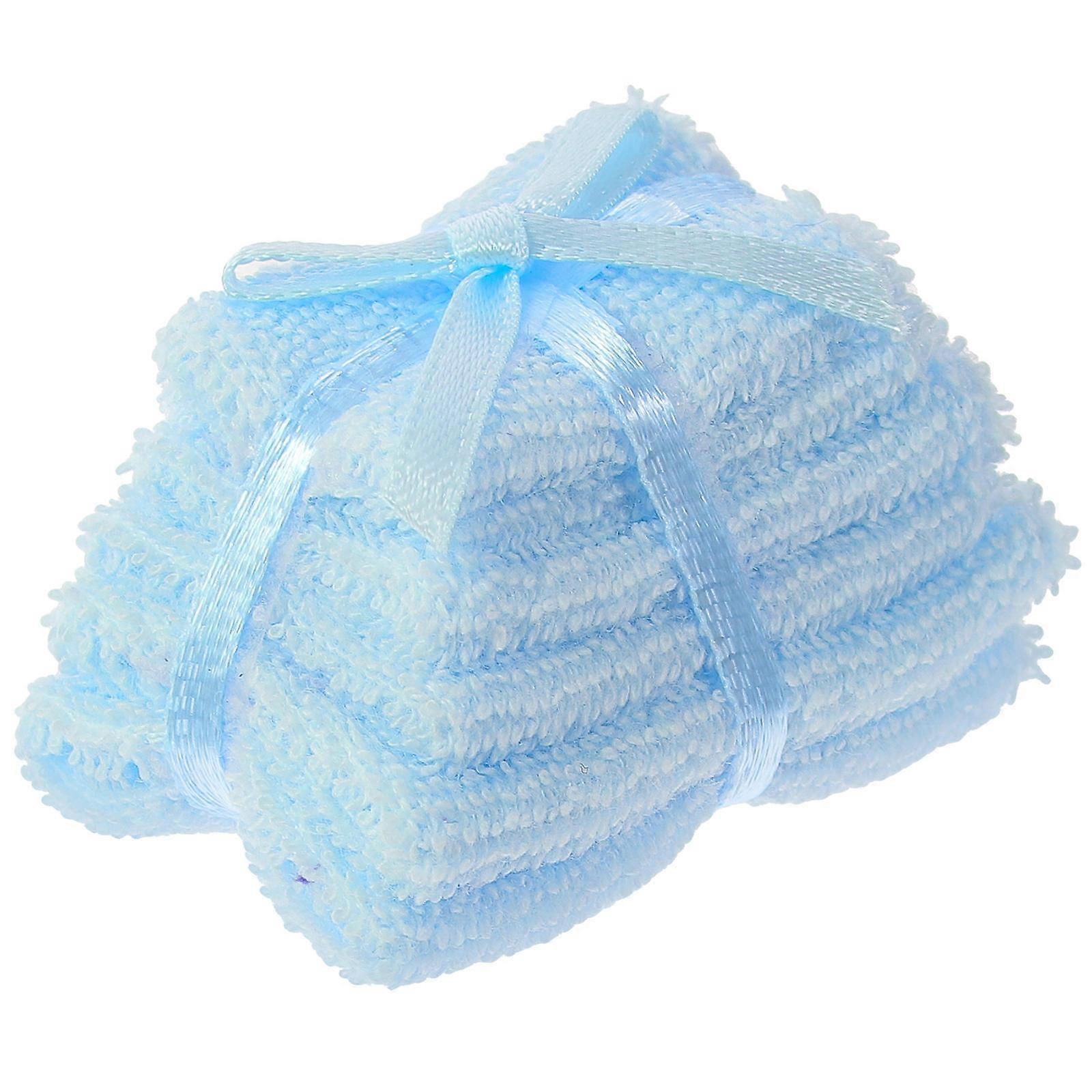 Bath Towel Crafts Mini Bath Towel Set Diy Projects Home Decoration White Rectangular Simple Design 1Set