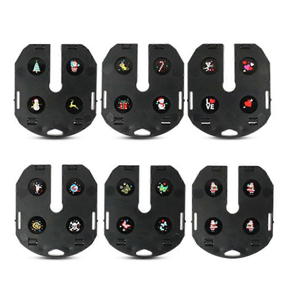 Holiday Projector Lights Outdoor Decorative Lighting Projectors Rectangular Shape Abs Material Rotating 360 1Set