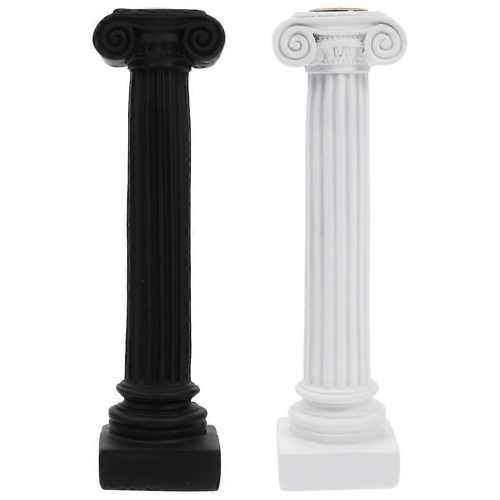 Candleholder Retro Design Candle Holders For Homeowners 21.5X5.1X5.1CM High-Temperature Resistant 2Set