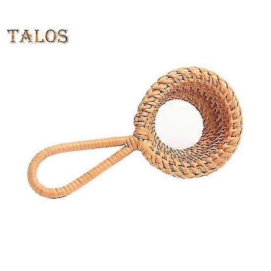 Tea Strainer Exquisite Rattan Woven Lightweight Simple Large Capacity Tea Gauze Filter for Home