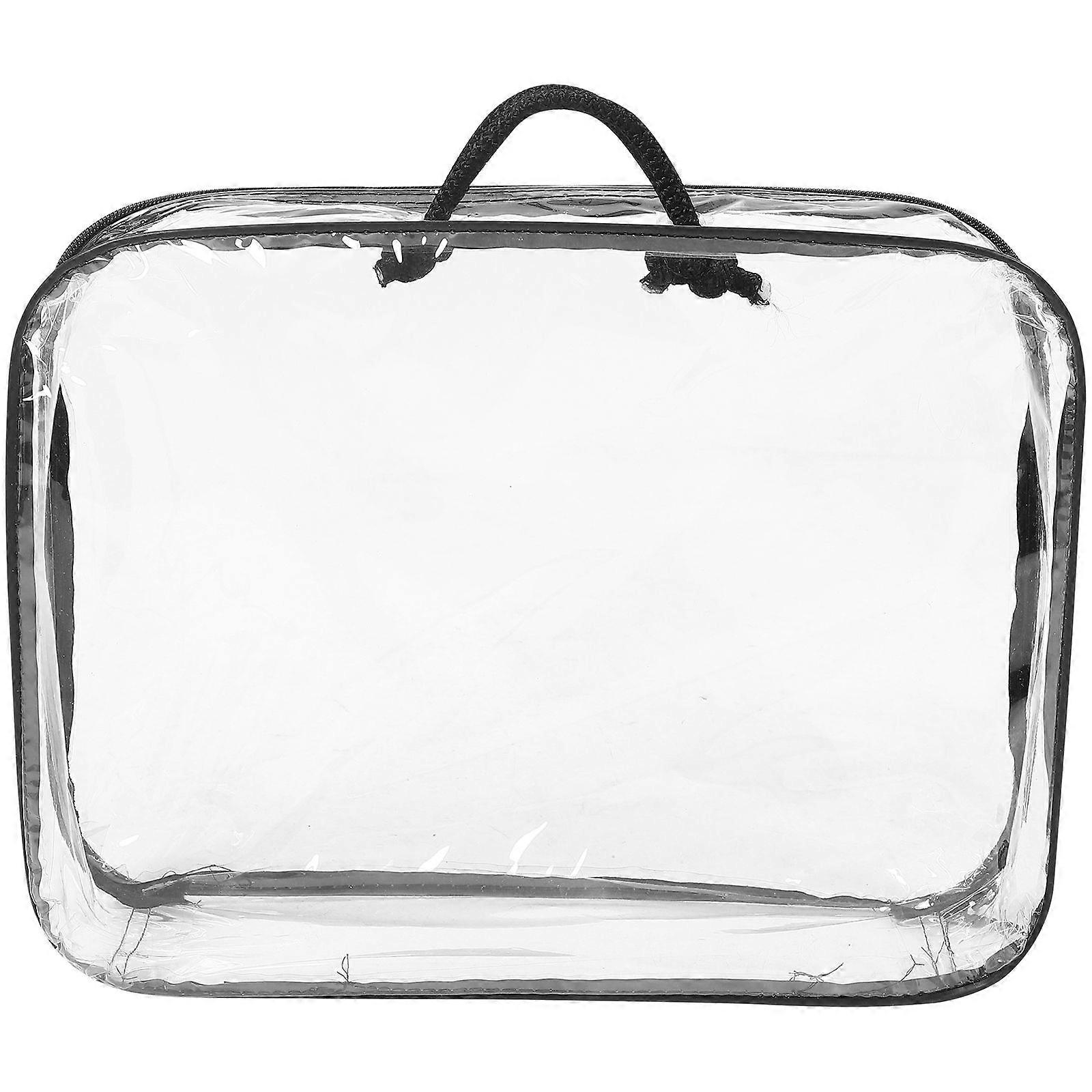 Transparent Toy Storage Bag Portable Organizer Storage Bag with Handles