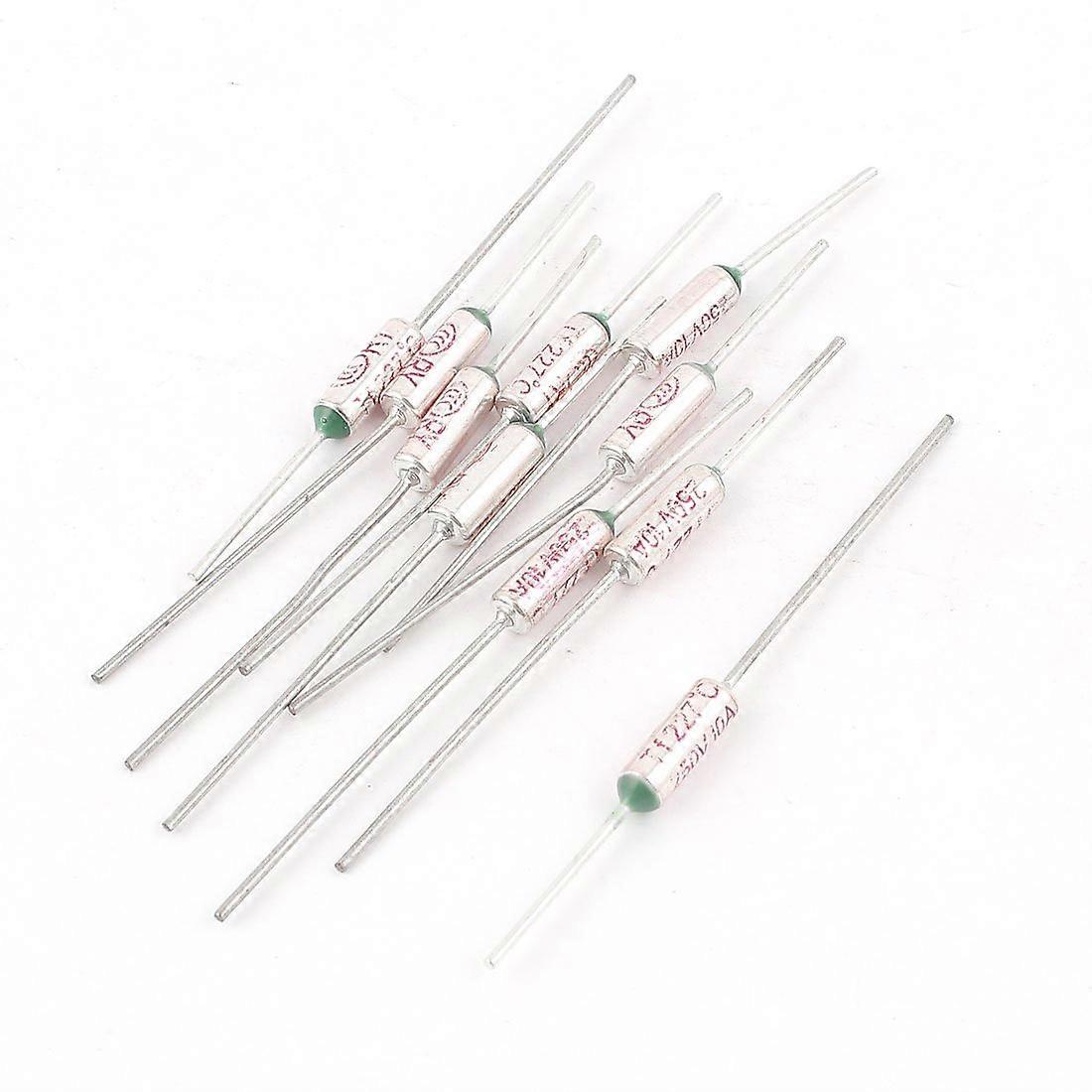 Pack of 10 RY TF 227 Celsius Cut Cut Cut Temperature Fuse AC 250V 10A (4f55d9498e51f4fb5a3fcf29a0f97d3c)
