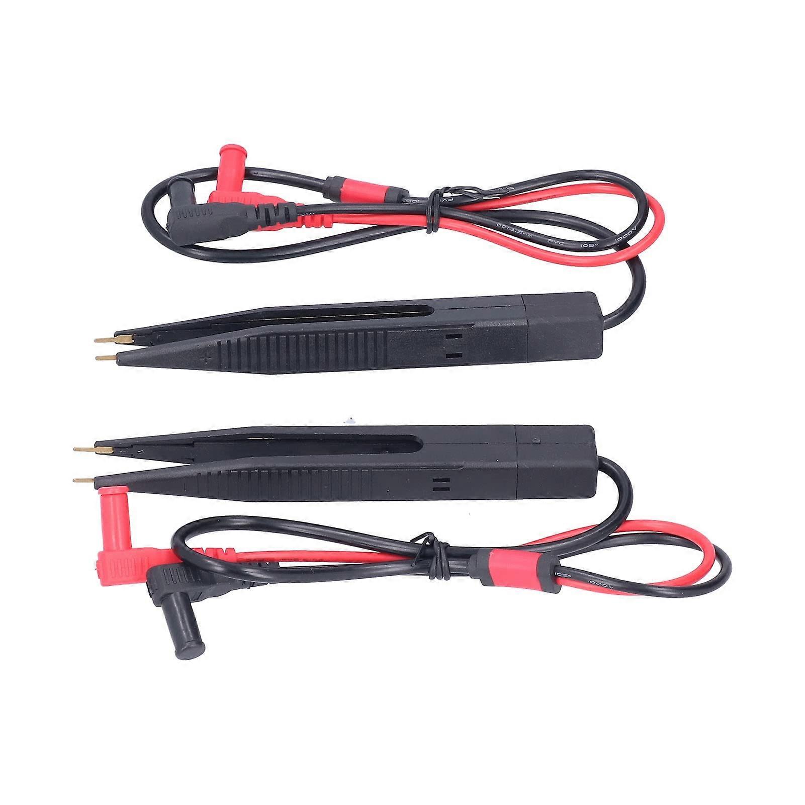 SMD Test Clips 2 Pcs for AC Inductance Testing, Portable Meter Probes for Accurate SMD Component Measurement