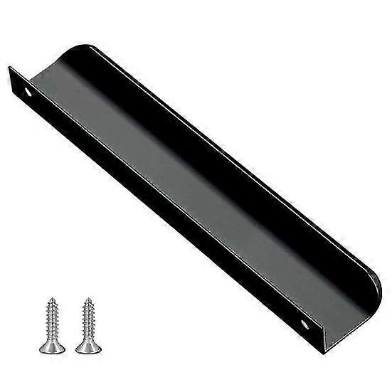 Finger Pull Cabinet Handle Rustproof Polished Surface Rounded Edge Concealed