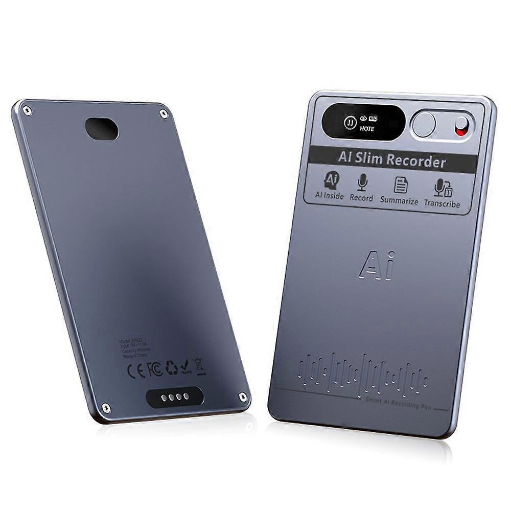 FW920 ChatGPT-4 Intelligent Voice Recorder Magnetic Multi Language AI Translation Audio Device (Built In 64GB Memory)