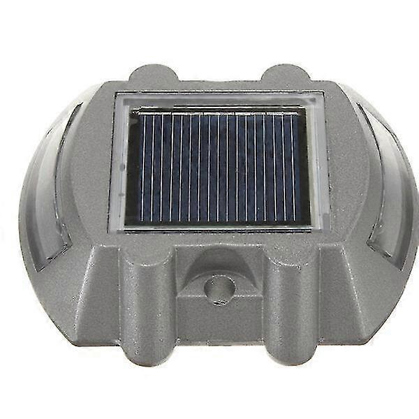 Solar Powered 6 LED White Lights Suitable for Roads, Driveways, Pathways, and Stairs Usage