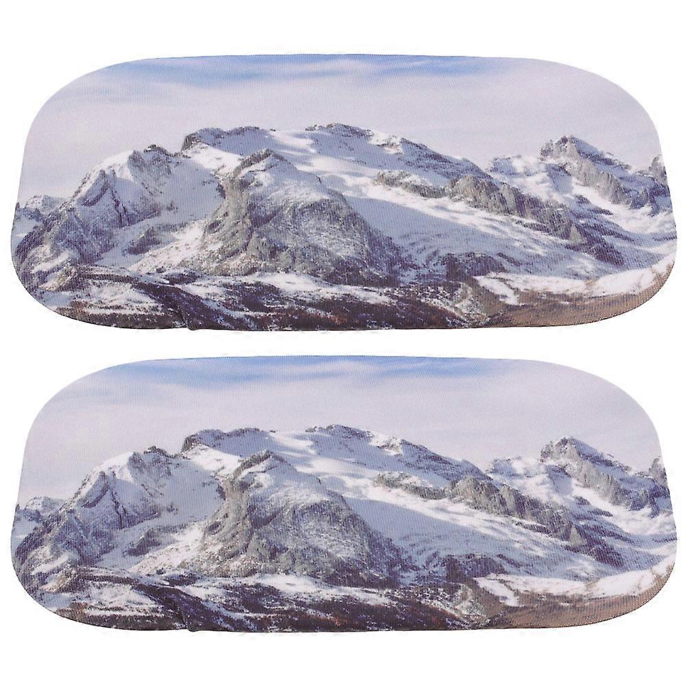 Ski Snowboard Goggle Cover Protective Goggle Cover Winter Sports Sky-Blue Four-Way Stretch 2Pcs