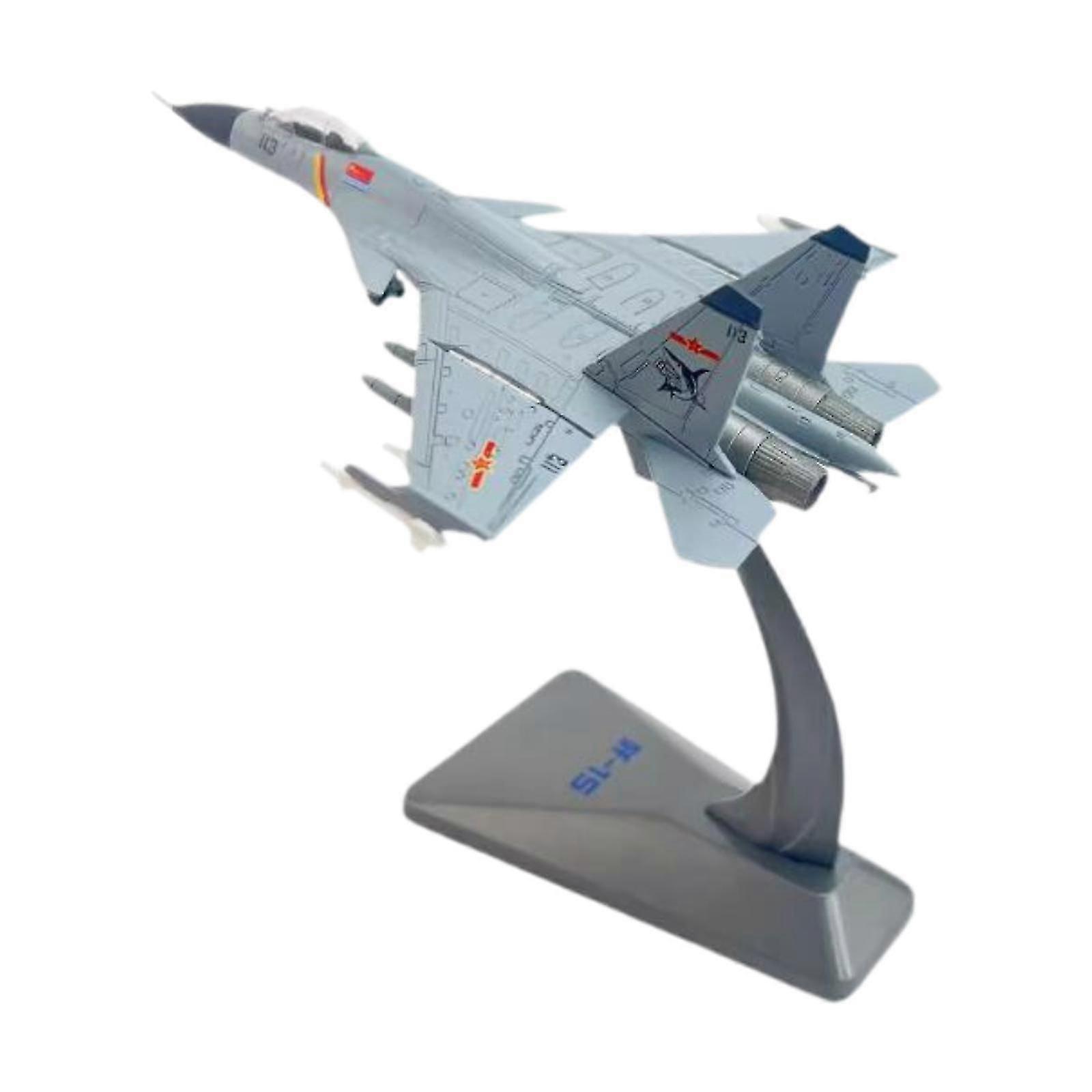 1/144 J 15 Fighter Plane Gift Alloy Aircraft Model for Cabinet Home Bookshelf