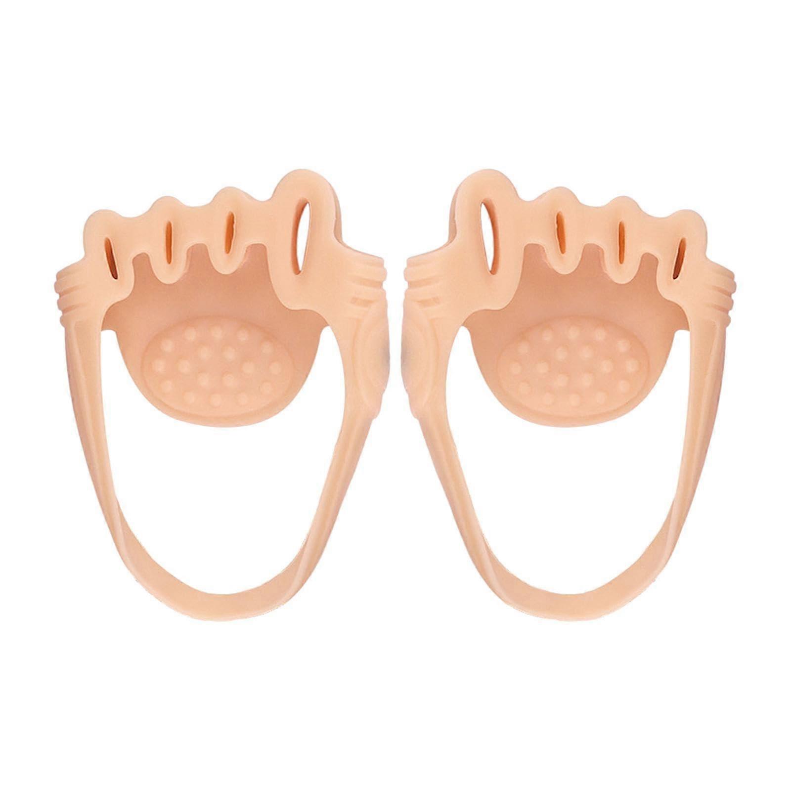 Silicone Toe Separator, Five-Hole, Soft, Flexible, Pair