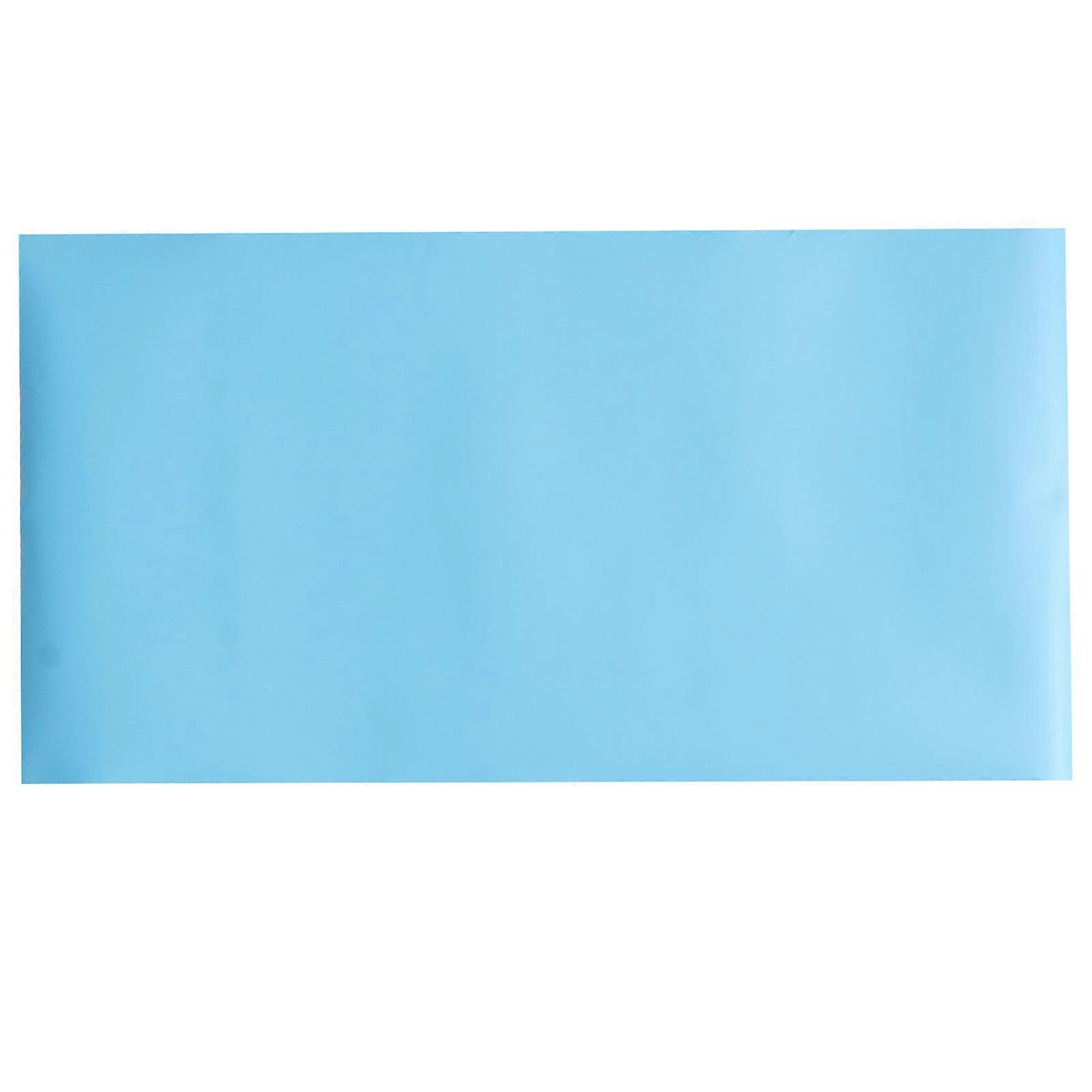Blue Photography Backdrop Cloth Made of Durable PVC for Studio Use 1Pc Frosted Background
