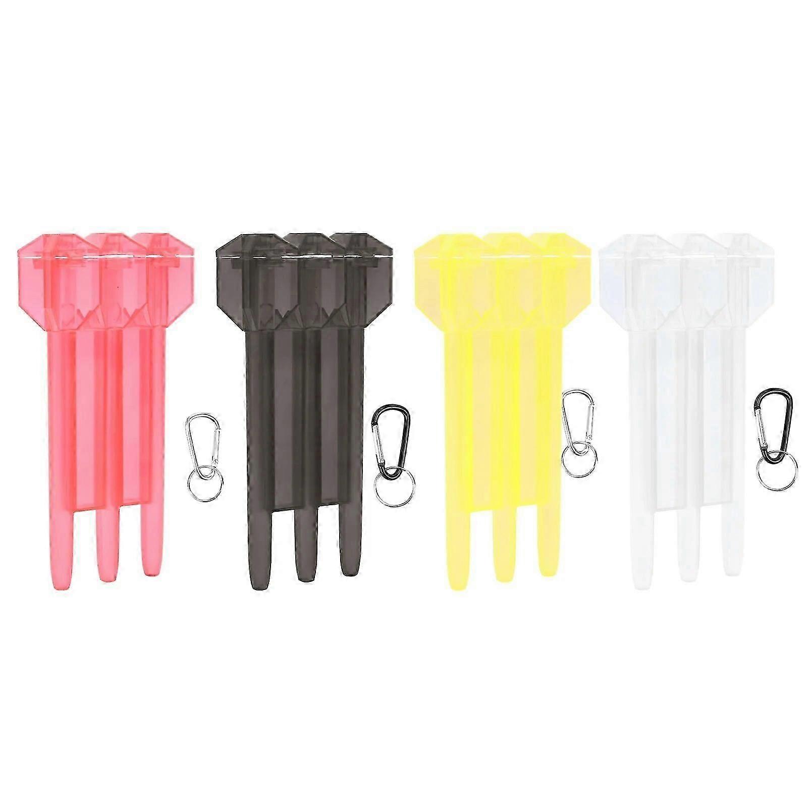 Portable Dart Box ABS Case 3 Sleeve Storaging W/Aluminium Alloy Hang Buckles