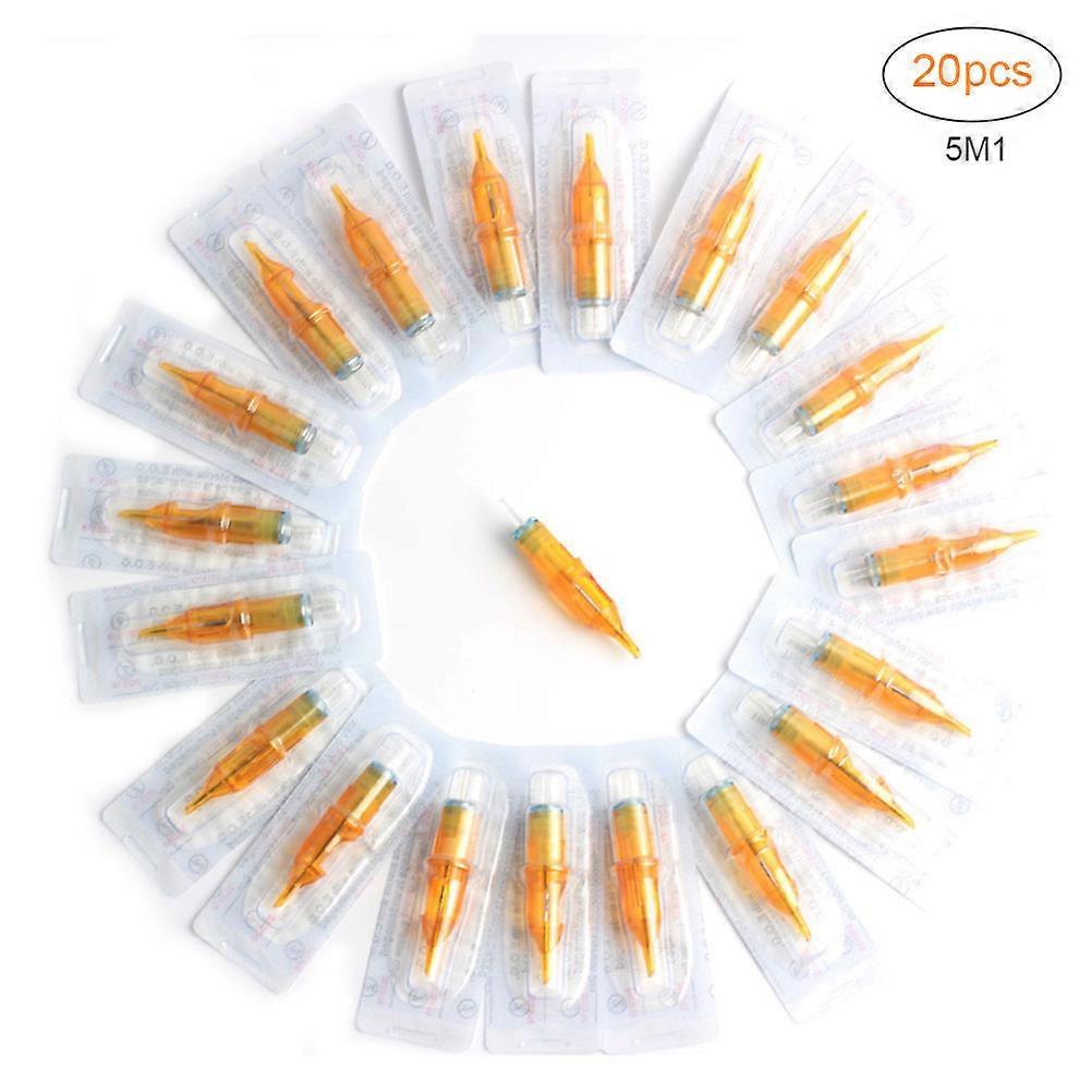 20Pc Disposable Tattoo Cartridge Needles Sterilized