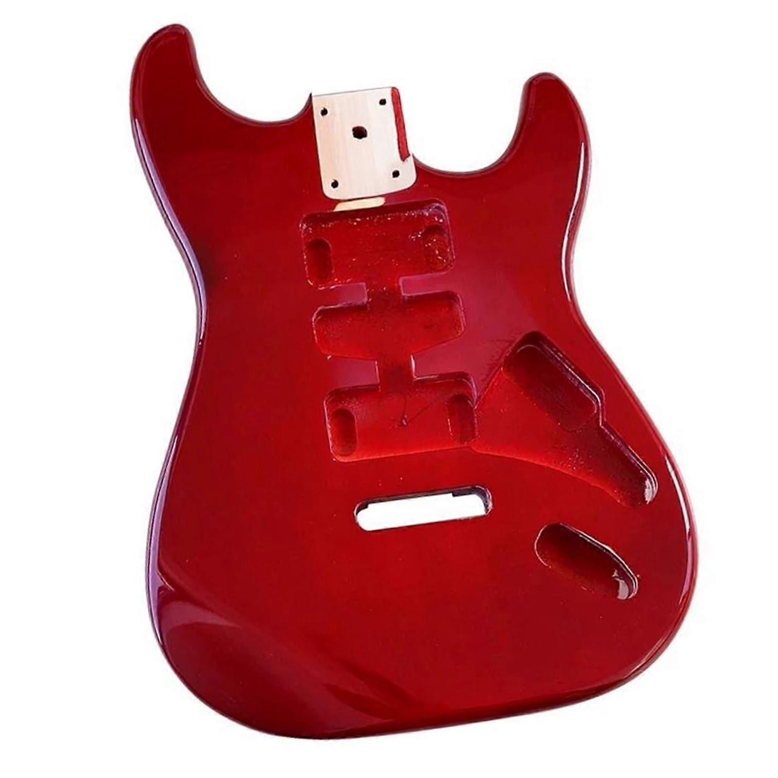 E Gitarrenkorpus DIY Electric Guitar Body Kit - Solid Wood, Customizable Design, Compatible with Standard Components