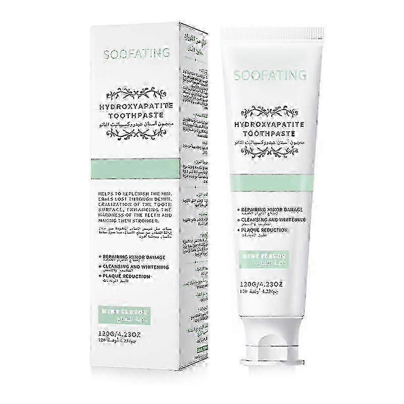 Fluoride Free Hydroxyapatite Toothpaste, Travel Size Toothpaste Nano Hydroxyapatite, Helps Remineralize, for Sensitive Teeth, Whitening-TF