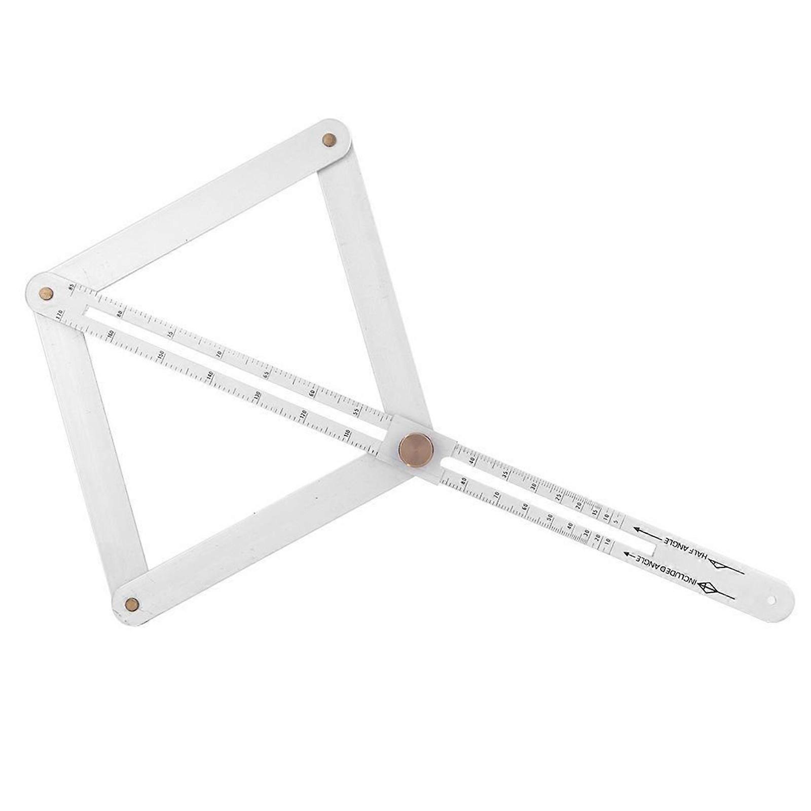 Easy Carry Multipurpose Protractor Tool Features Not Bend Structure Accuracy Engineered Angles Finders for Contractors