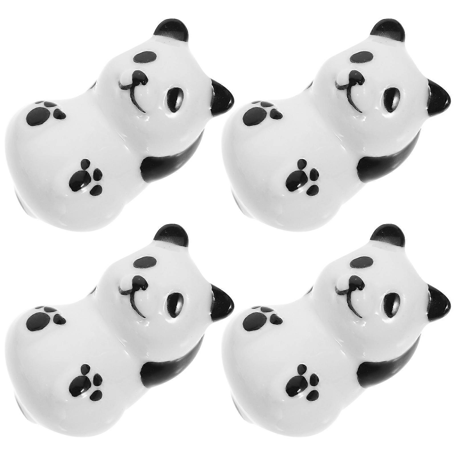 Kitchen Chopstick Holder Panda Shape Hotel Use Support Stand