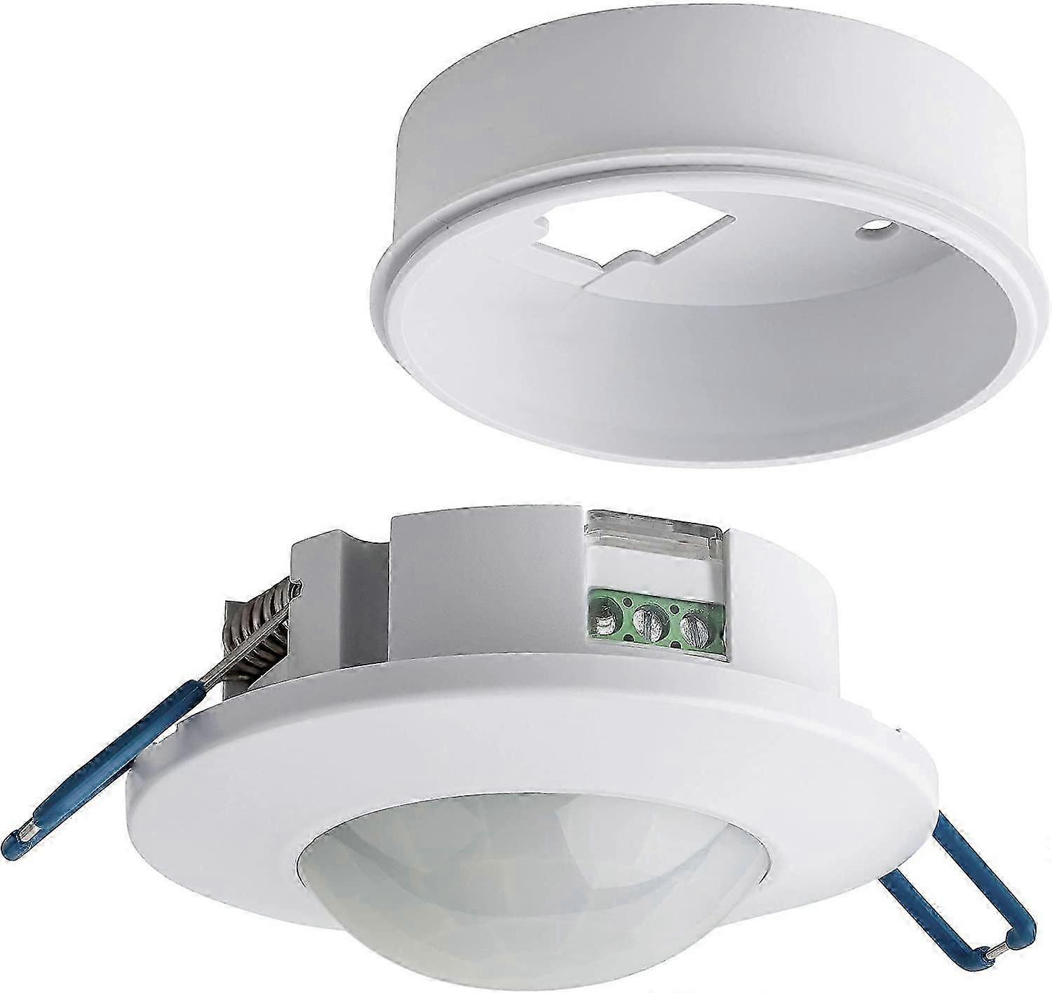 Indoor Motion Detector,Flush and Surface Mounted,Programmable,Infrared Sensor,6m / 360,Suitable LED,Max.1200W/500W