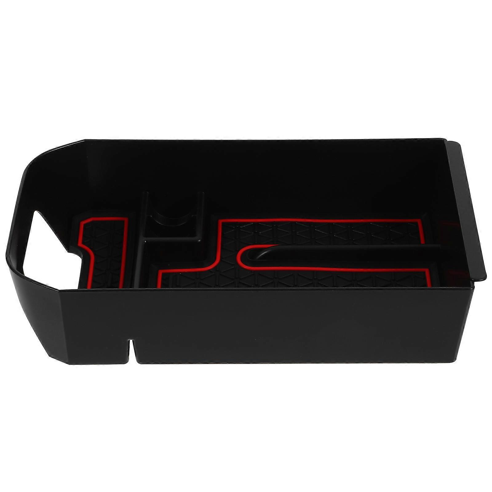 Car Dashboard Storage Box Durable Center Console Organizer Tray with Compartments for Efficient Storage Stylish for Vehicle Interior Accessories