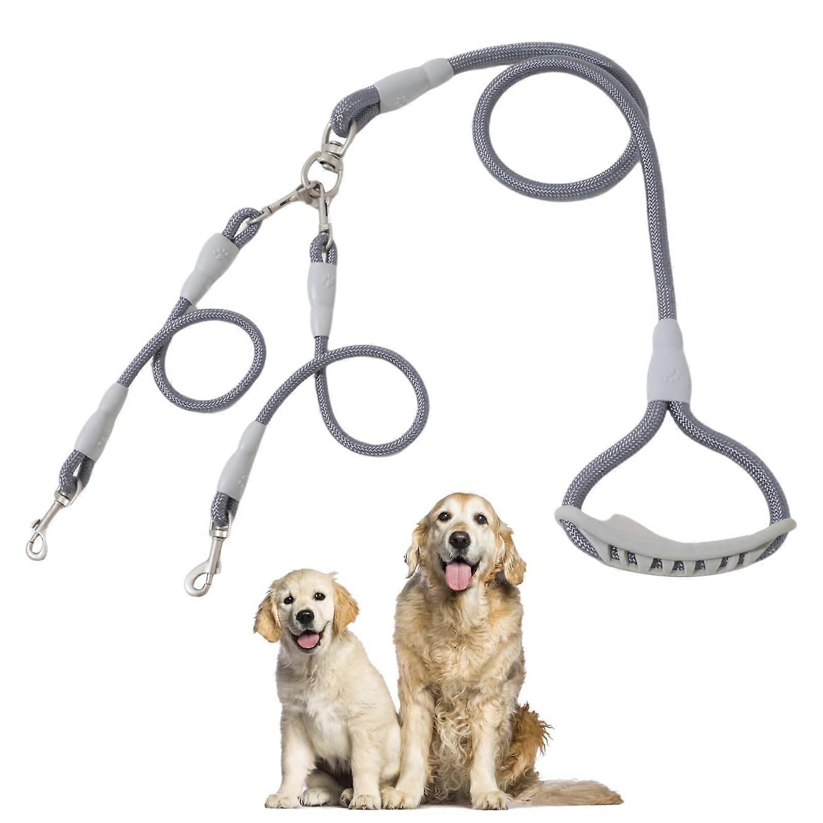 Pet Dog Lead Chain 3-in-1 Adjustable Nylon Dog Lead for Training Jogging Medium Small Dogs Multiple Pets 1.2 or 3 Dogs