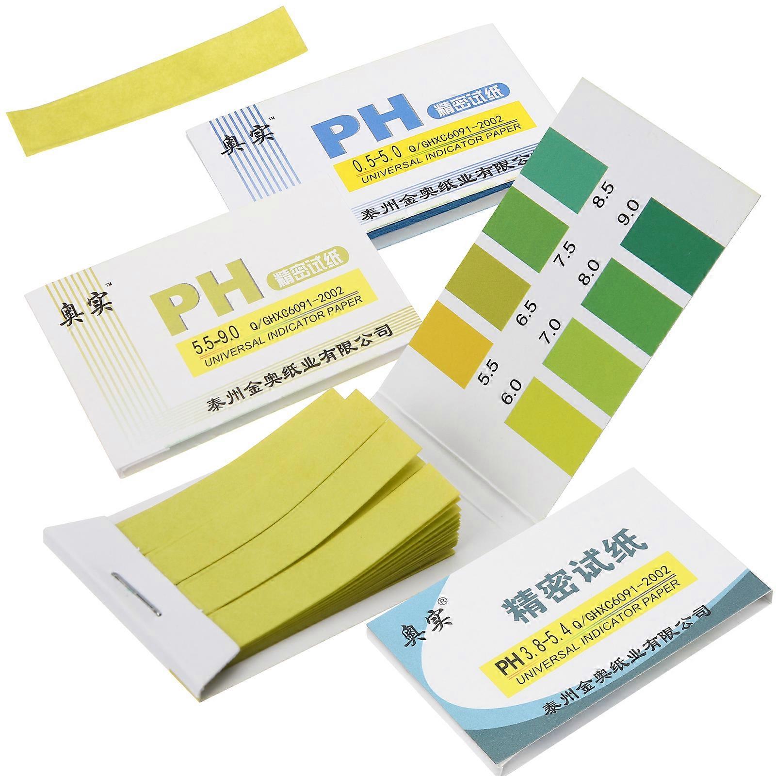 Test Strips Paper for Lab Experiment Acidity Alkalinity Identification 9Packs