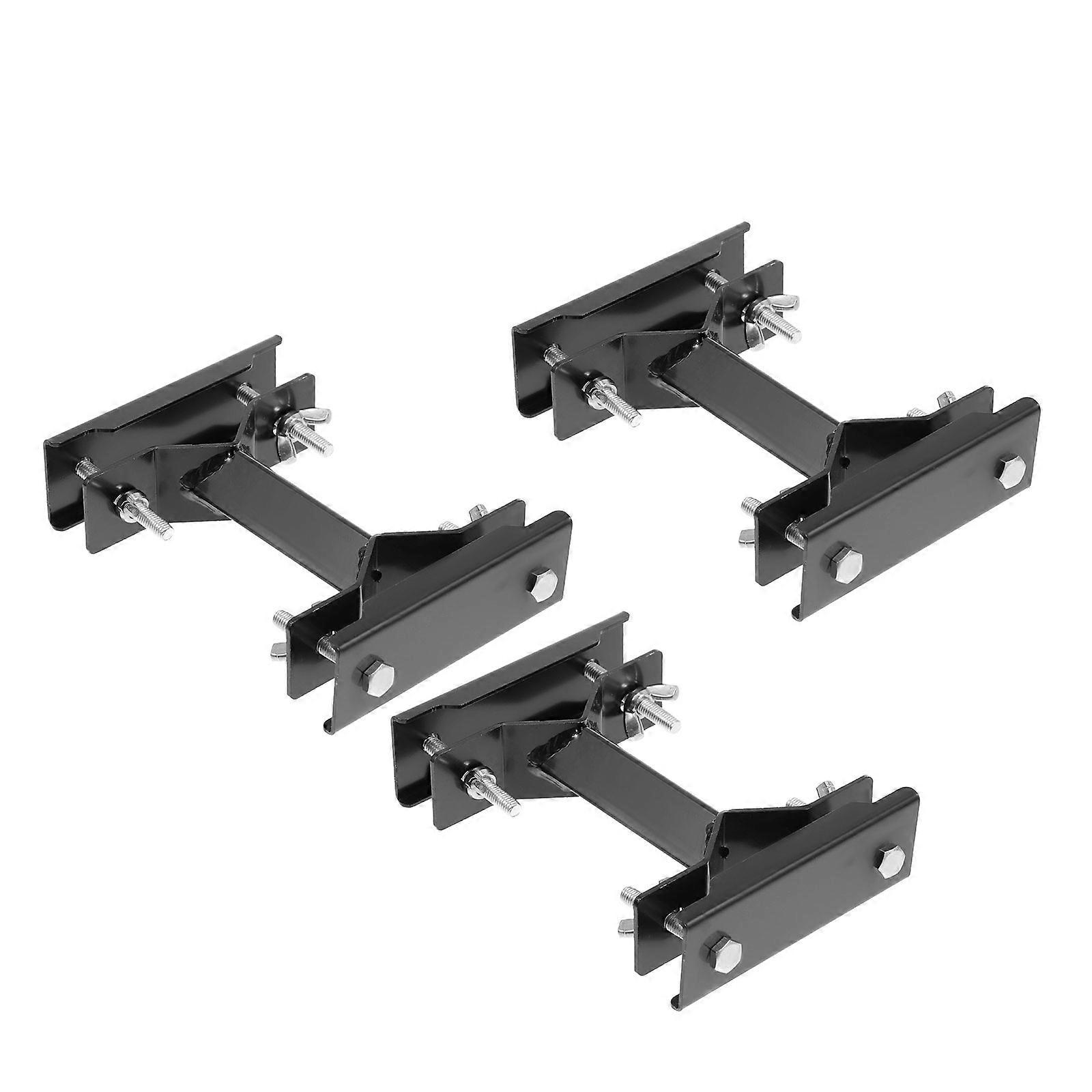 3pcs Durable Outdoor Umbrella Fixing Clips & Brackets for Garden, Beach & Courtyard Support