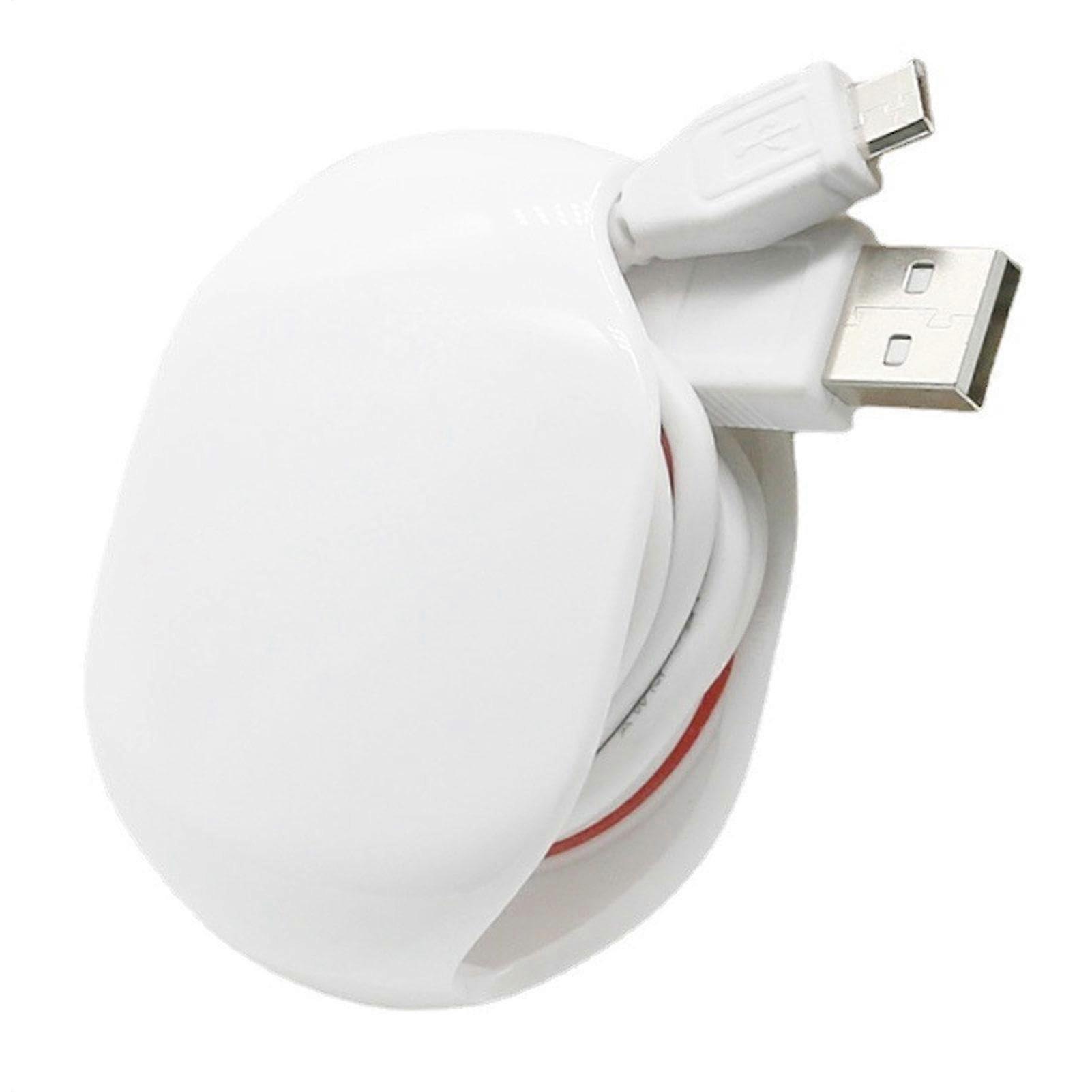 Cable Organizer, Magnetic Cable Clips, Lightweight Compact Holders for Desk Home Office, White