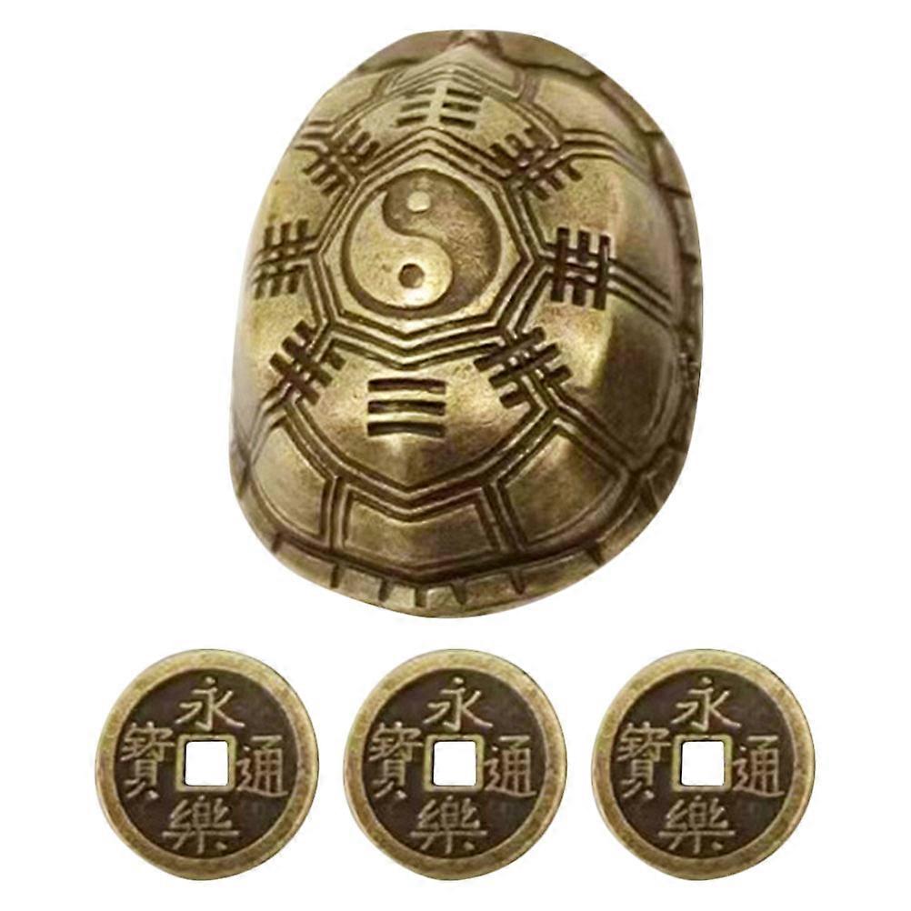 Here's a refined and engaging product description for your **Vintage Brass Turtle Shell Figurine**:
### **Vintage Brass Turtle Shell Figurine –