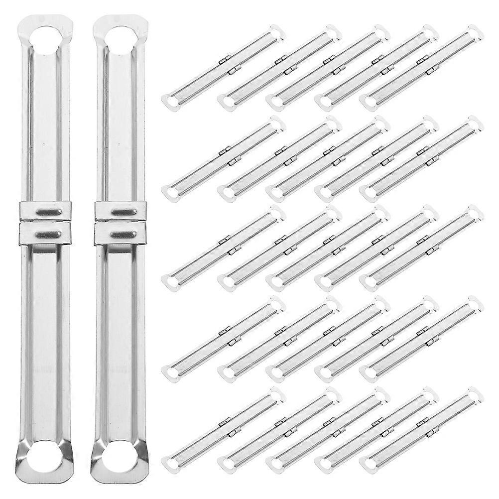 Metal Binder Fasteners for Stationery 150Pcs Silver Binding Clips