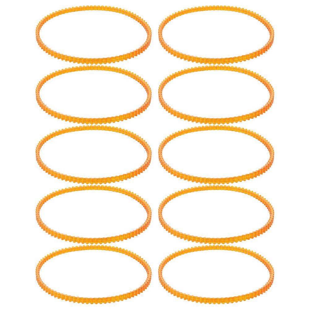 10pcs Double Tooth Sewing Machine Belts for Overlock Motor Accessories, Compact Design for Easy Storage and Various Home Sewing Projects